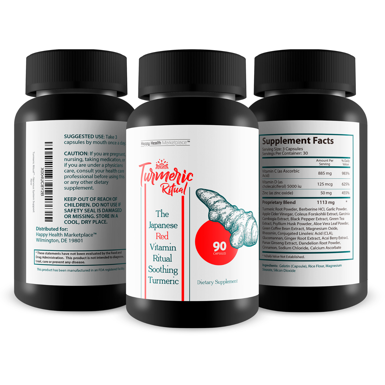 Turmeric Ritual – Soothing Turmeric Nerve Health – Red Vitamin