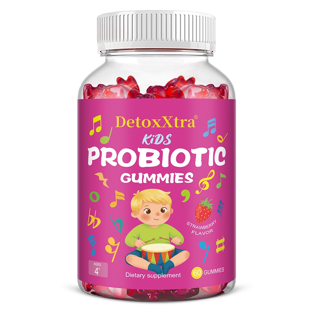 Kids Probiotic Gummies Minor Abdominal Discomfort Support Immune Health Soy Free