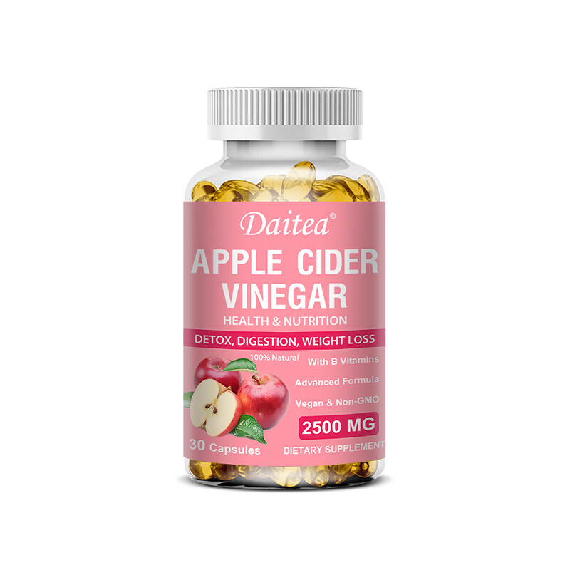 Apple Cider Vinegar Capsules—Detox Cleansing—30 To 120 Capsules