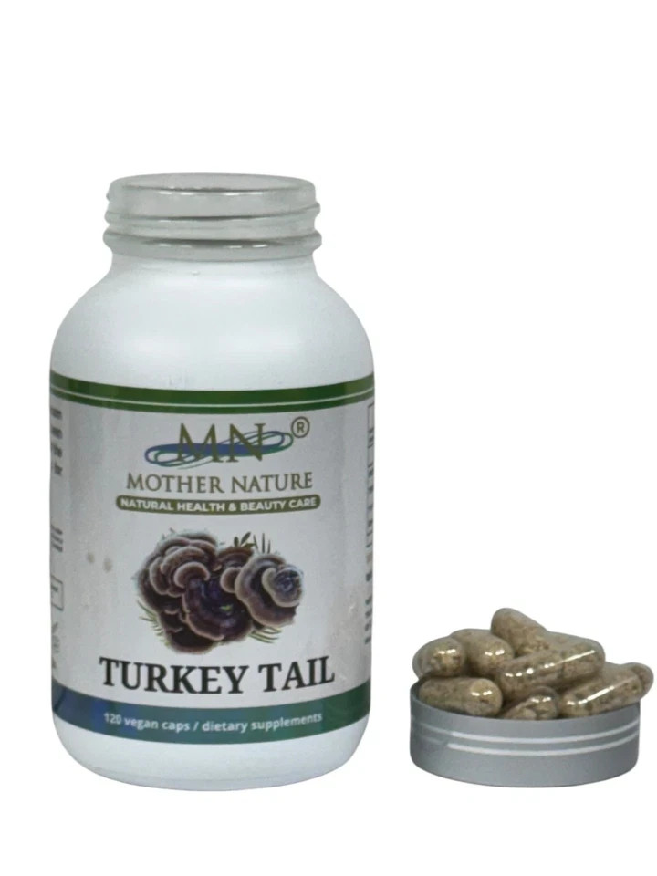 Mother Nature Turkey Tail Healthy Gut Mushroom Capsules — Mushroom Supplement