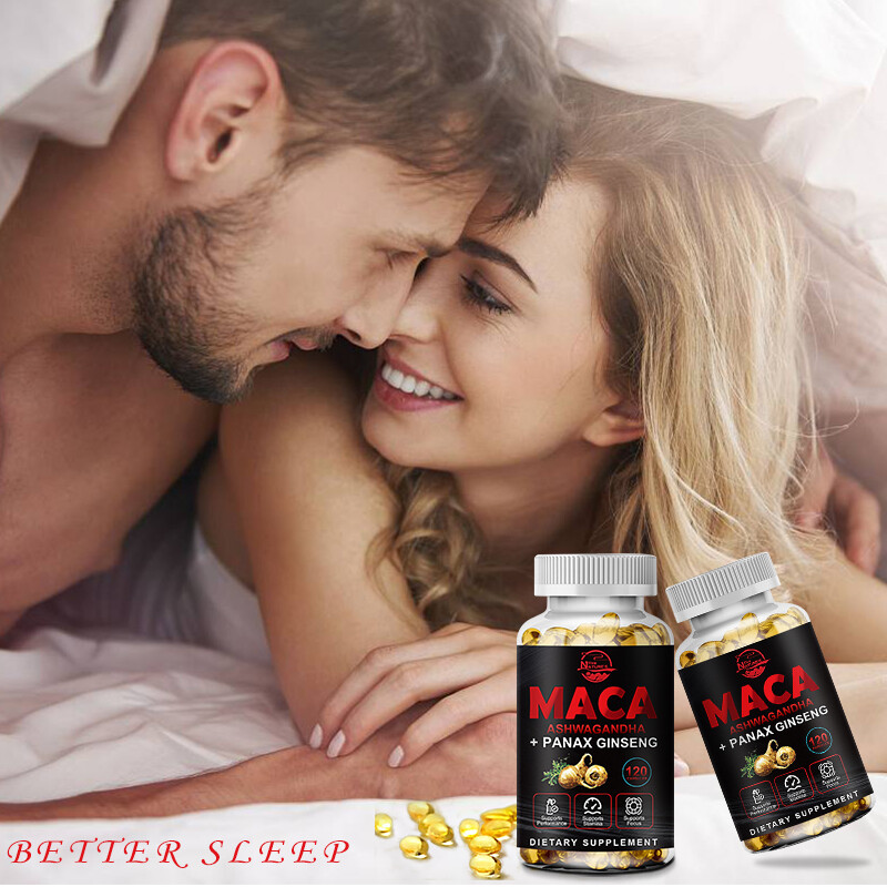 Organic Maca Root Capsules | 120 Pills | Peruvian Maca Extract for Men&Women