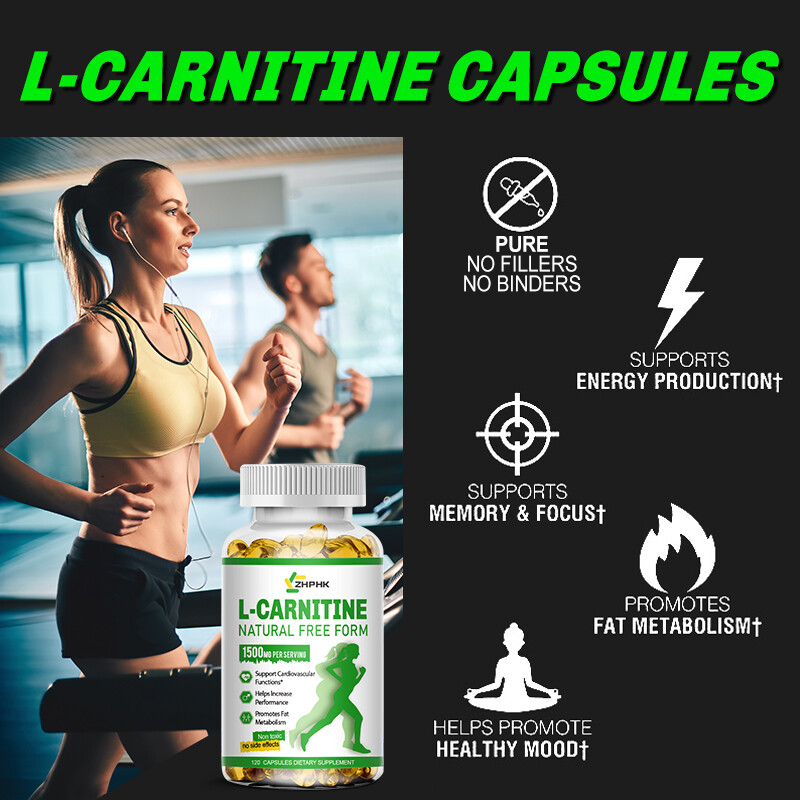 Acetyl L-Carnitine ALCAR 120 Capsules – Energy, Brain, Focus & Cognitive Support
