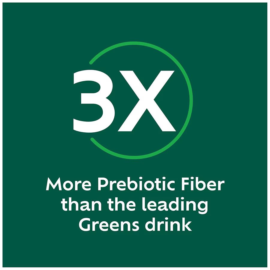 Benefiber Prebiotic Fiber + Supergreens, Watermelon Lemonade, 8.8 Oz, exp1/2027