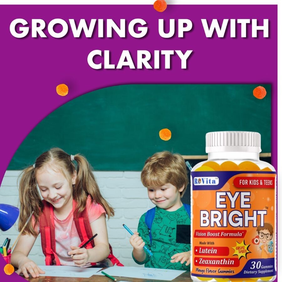 Eye Bright Gummies for Kids & Teens – Vision Support with Lutein & Zeaxanthin