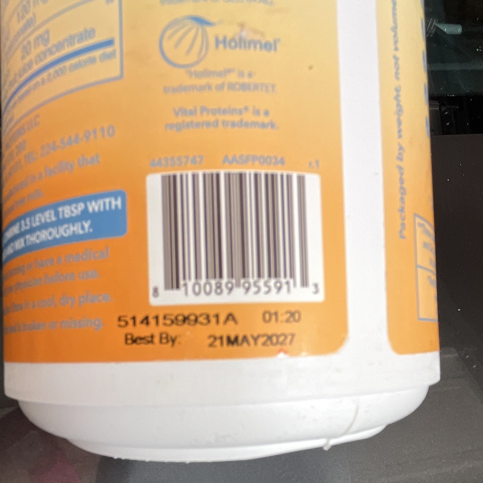 Vital Proteins Skin Complex Collagen + HA + Vitamin C Powder Unflavored 11.5 oz