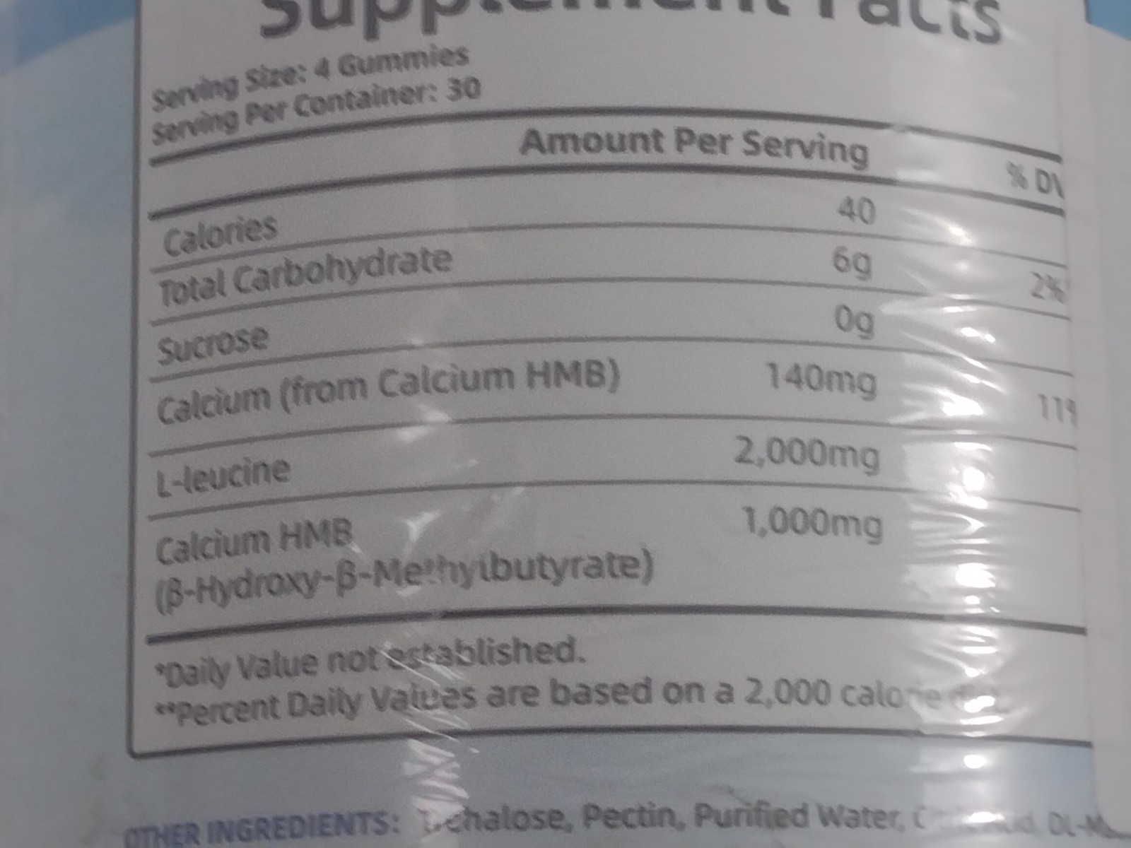 Andmino HMB L-Leucine Amino Acid Supplement Gummies Apple Flavor 120 G2