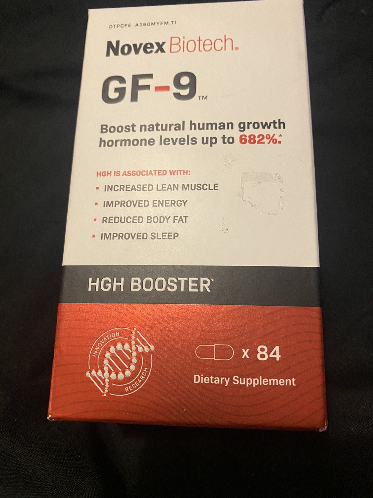 Novex Biotech GF-9 Dietary Supplement – 84 Capsules – 10/25