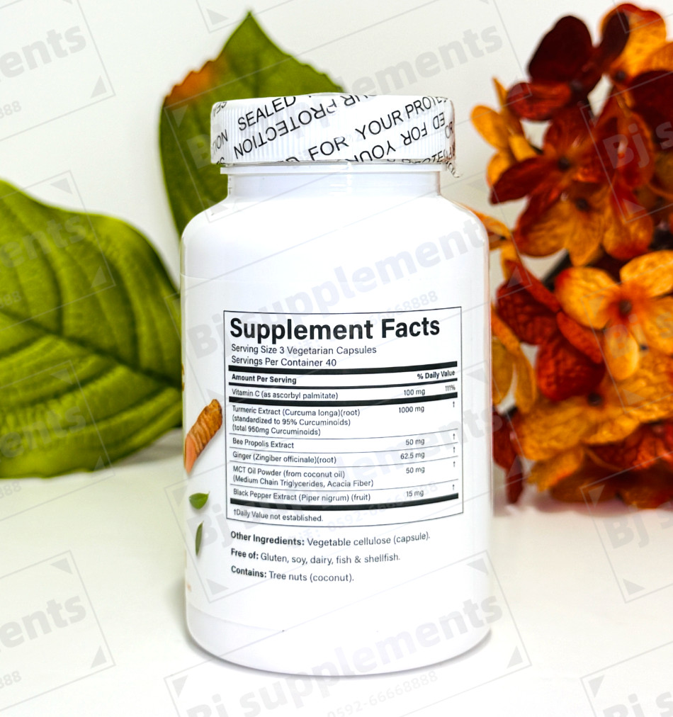 Turmeric Curcumin|95% Curcuminoids w/ Black Pepper 120capsules