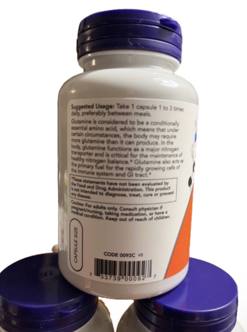 L-Glutamine (500 mg) – 3 pk