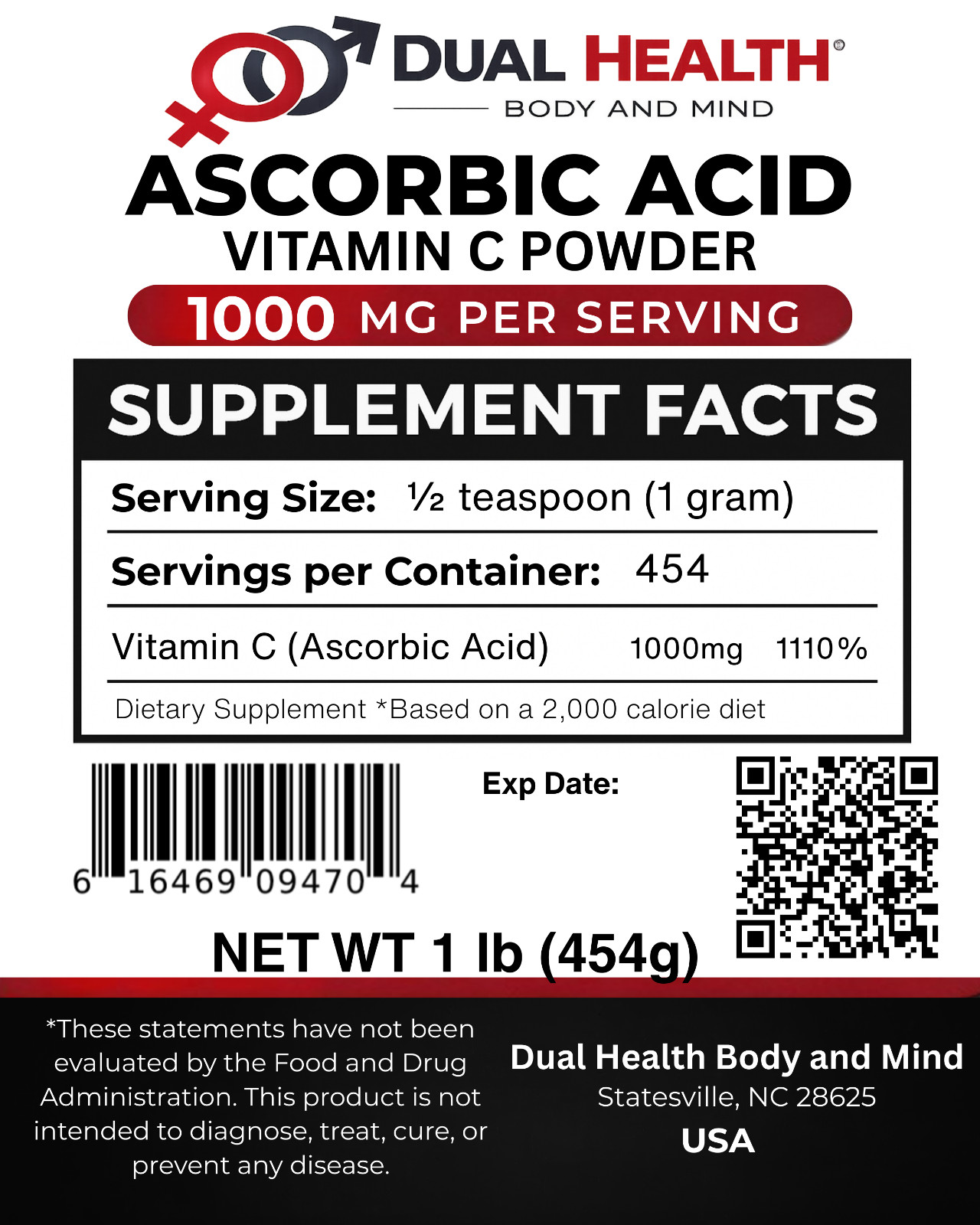 ASCORBIC ACID- Pure Vitamin C Powder Non-GMO Non Irradiated