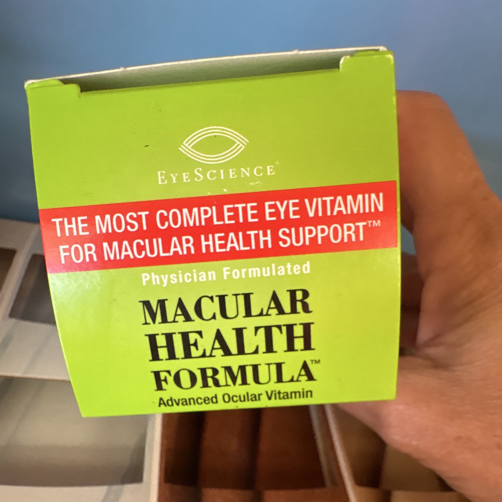 EyeScience Macular Health Formula Eye Vitamin 60 Capsules Gluten-Free Lutein