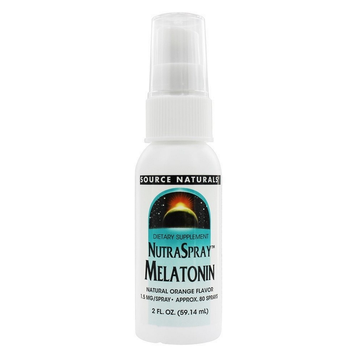 Source Naturals NutraSpray Melatonin, Natural Orange, 2 Fluid Ounce