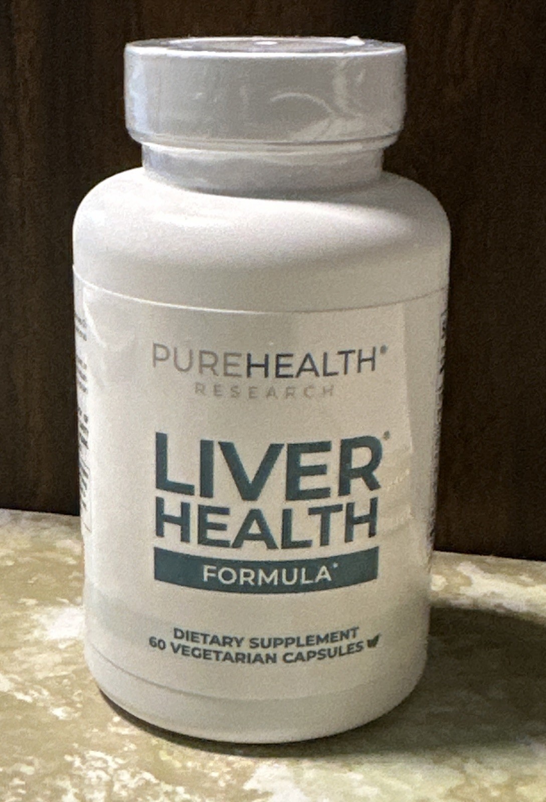 PureHealth Research Liver Health Formula – 60 Vegetarian Capsules – New