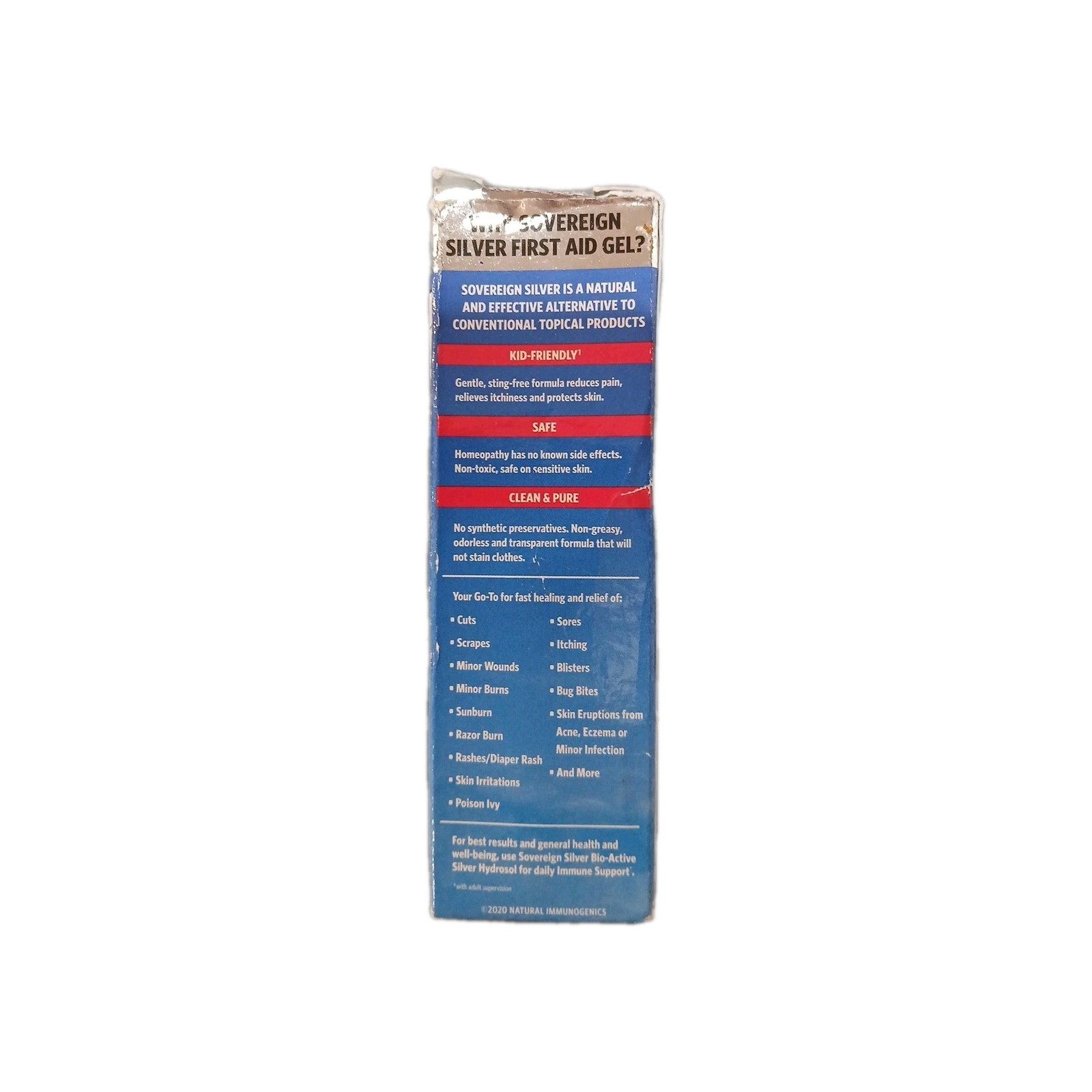 Sovereign Silver Silver First Aid Gel, 1 Ounces. New Sale Great Price