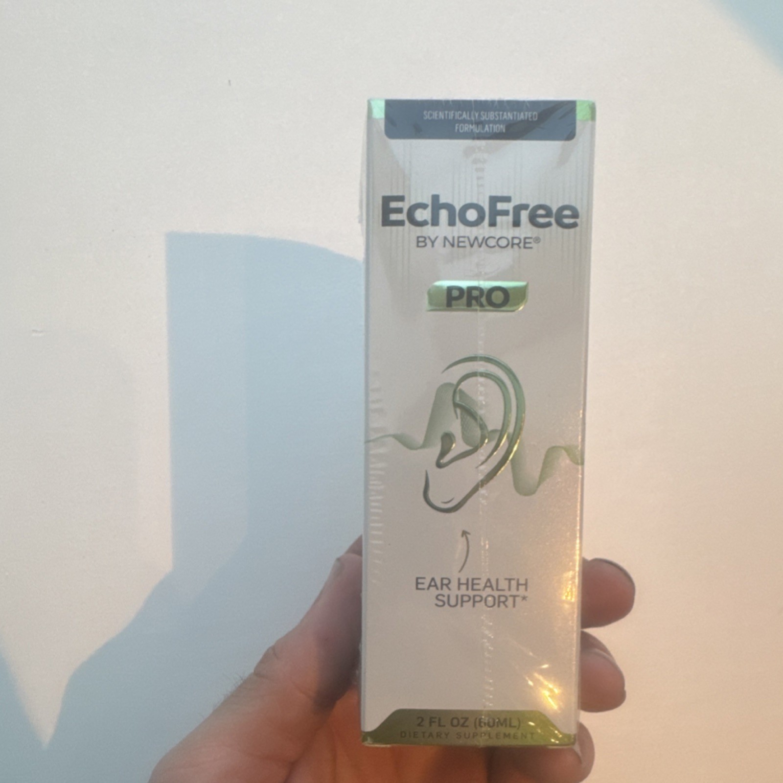 Newcore EchoFree Pro Ear Health Support Sugar Free Gluten Free Liquid 2 fl oz
