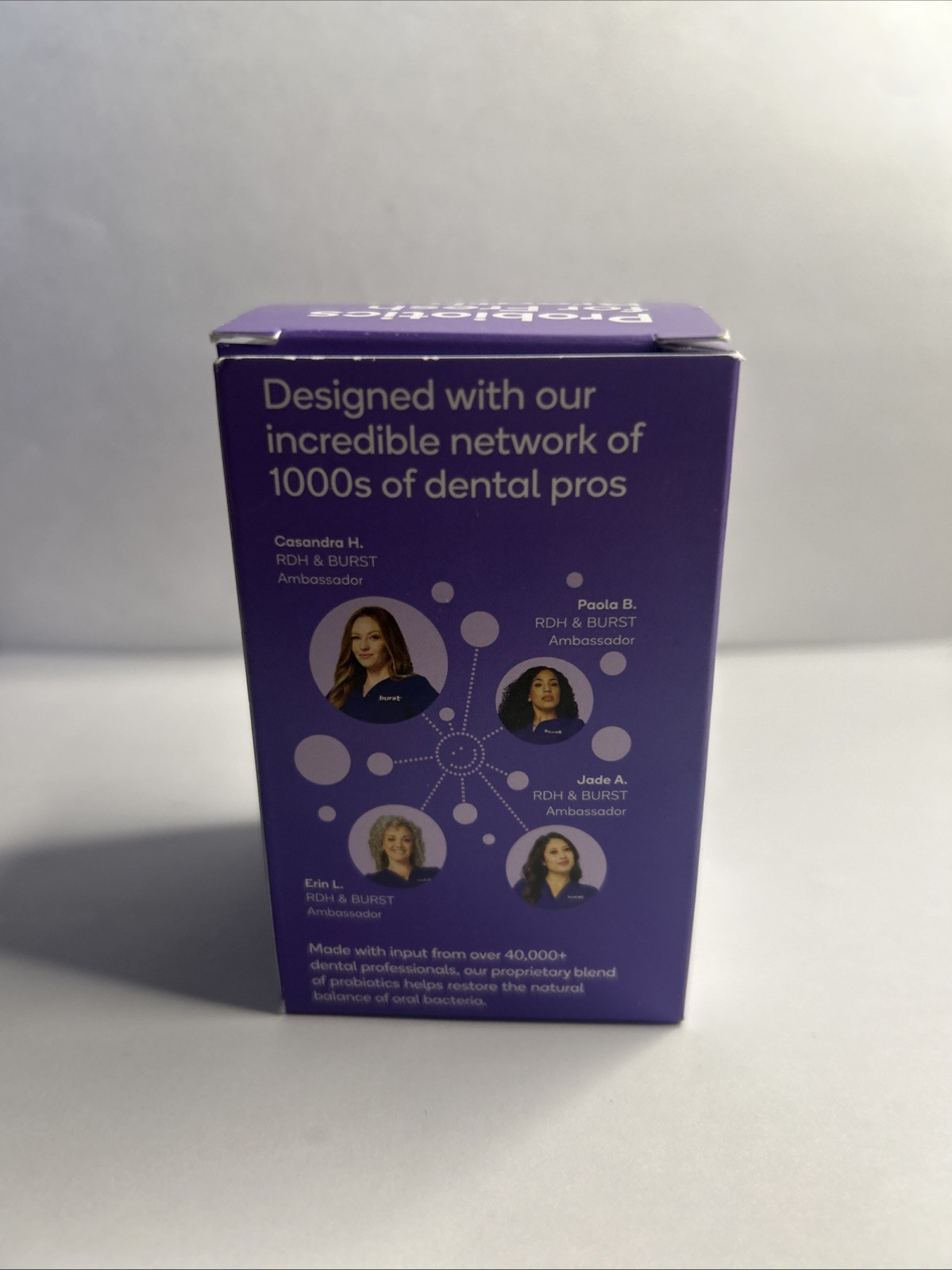 Burst Dental Probiotics 45 Count for Healthy GUMS FRESH BREATH 05/2026 Sealed