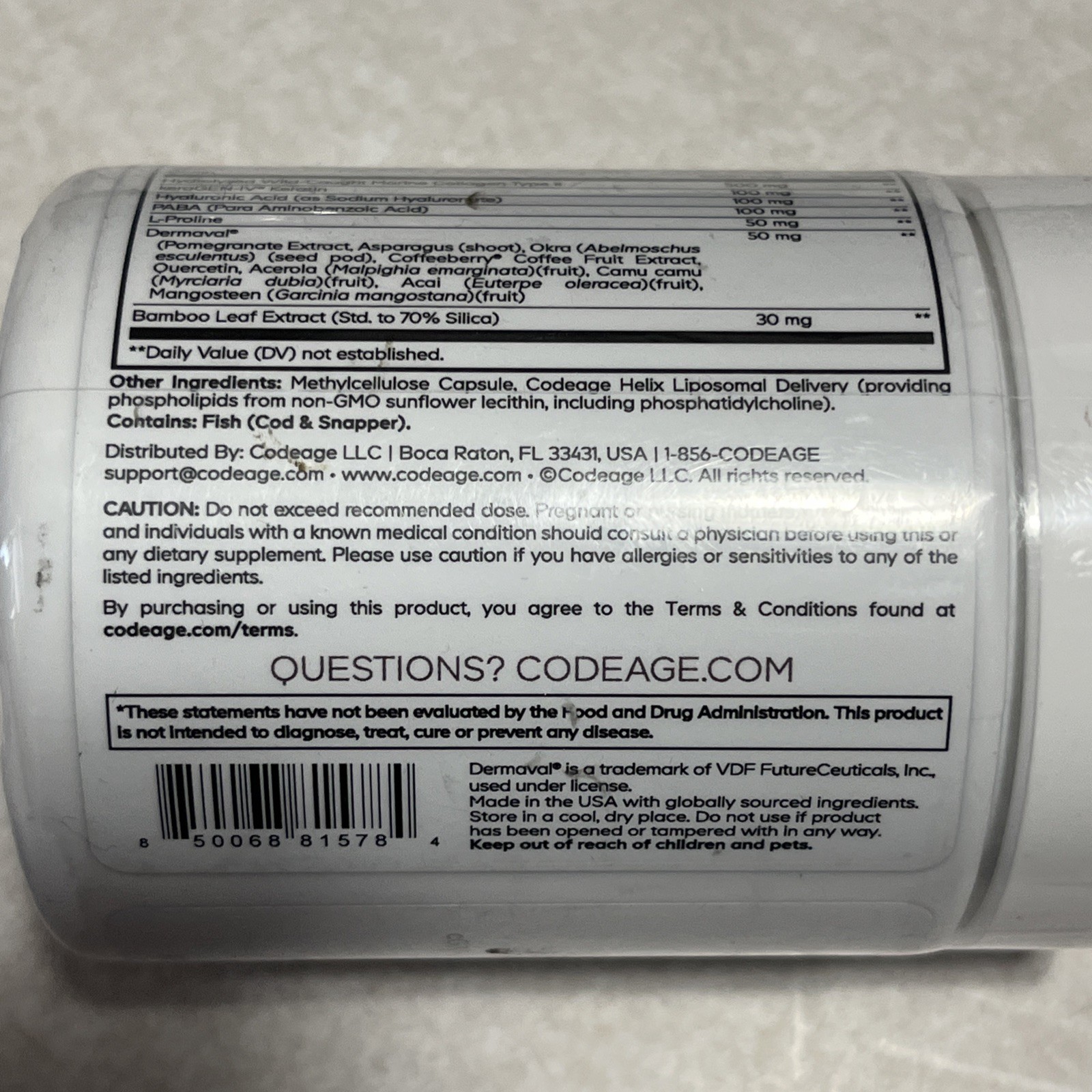 Hair Skin Nails Vitamins, Platinum, 60 Vegetable Capsules