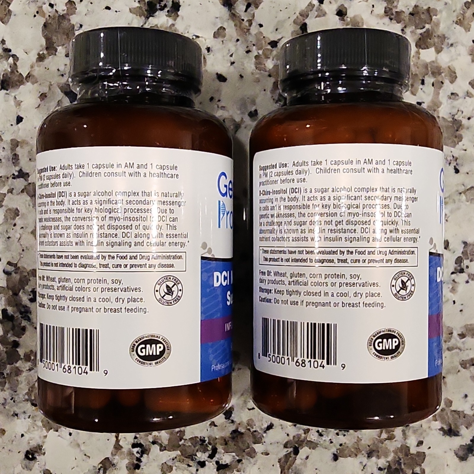 Genetic Protocol DCI Metabolic Support+ Inflammatory 90 Capsules, 2 Bottles