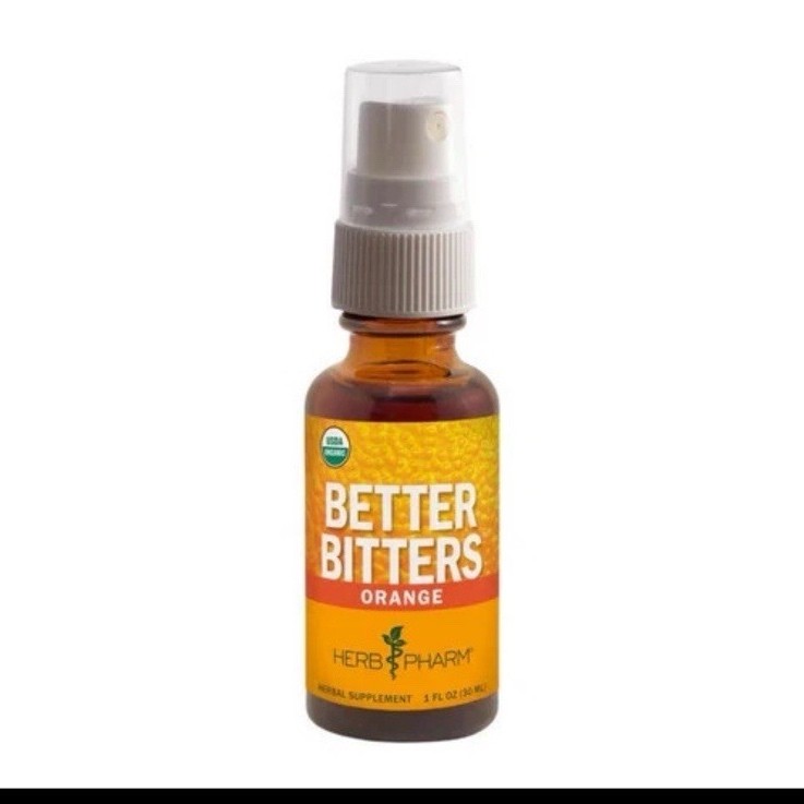 Herb Pharm Better Bitters Orange Digestive Bitters Spray USDA Organic 1 fl oz