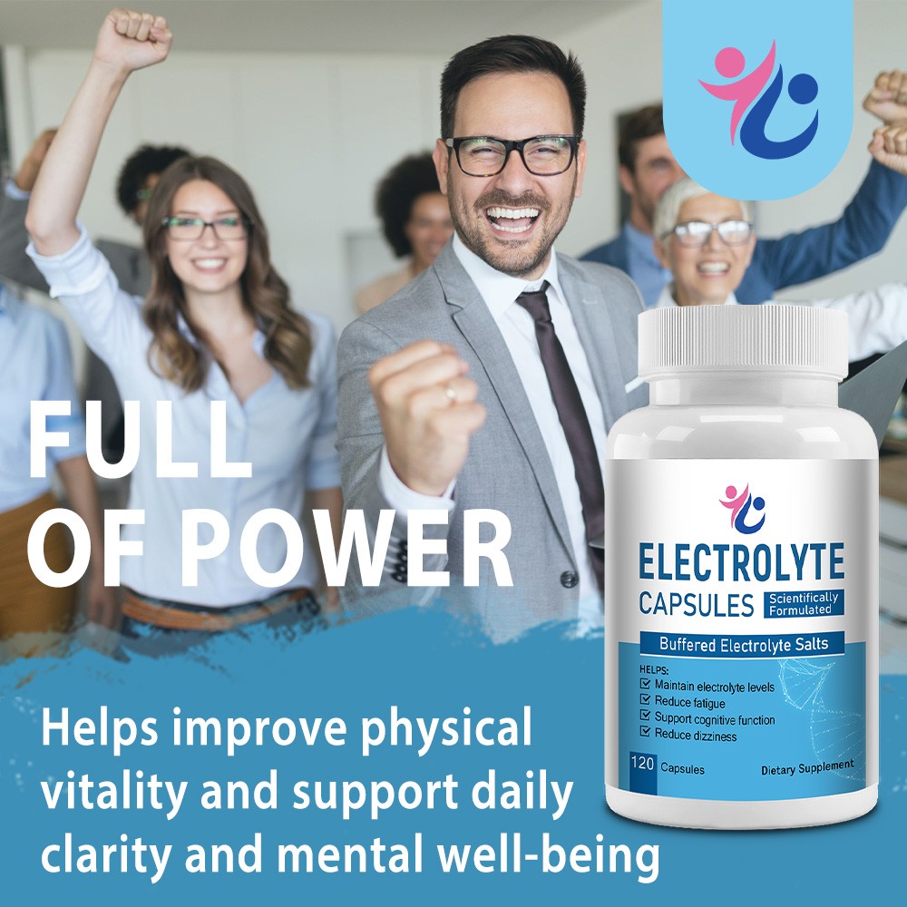 Electrolyte 30~120 Caps – For Hydration, Fatigue Relief & Daily Energy Support