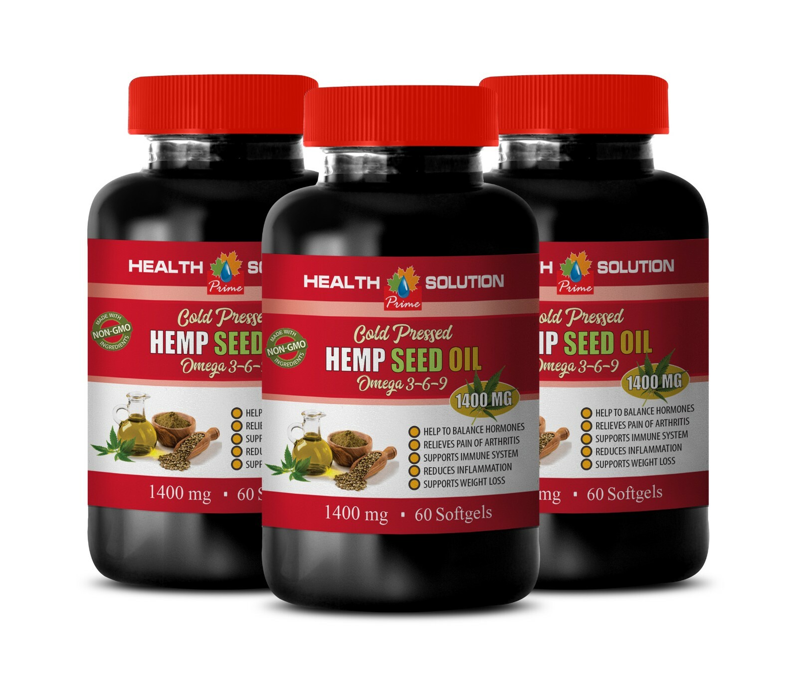 hemp seed oil supplement – ORGANIC HEMP SEED OIL 1400MG 3B- brain booster
