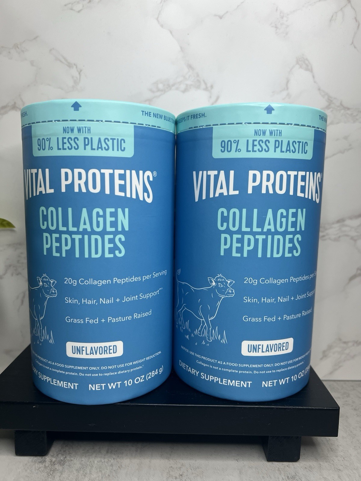 Vital Proteins Collagen Peptides Unflavored 10 oz 2 Pack 20g Exp 08/2028