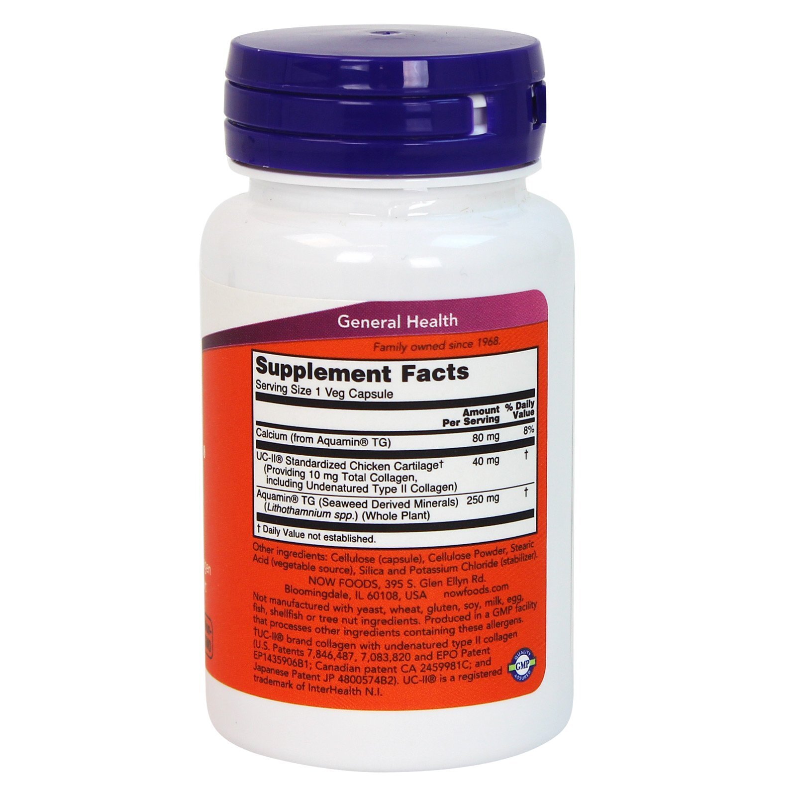 NOW FOODS UC-II Type II Collagen – 60 Veg Capsules