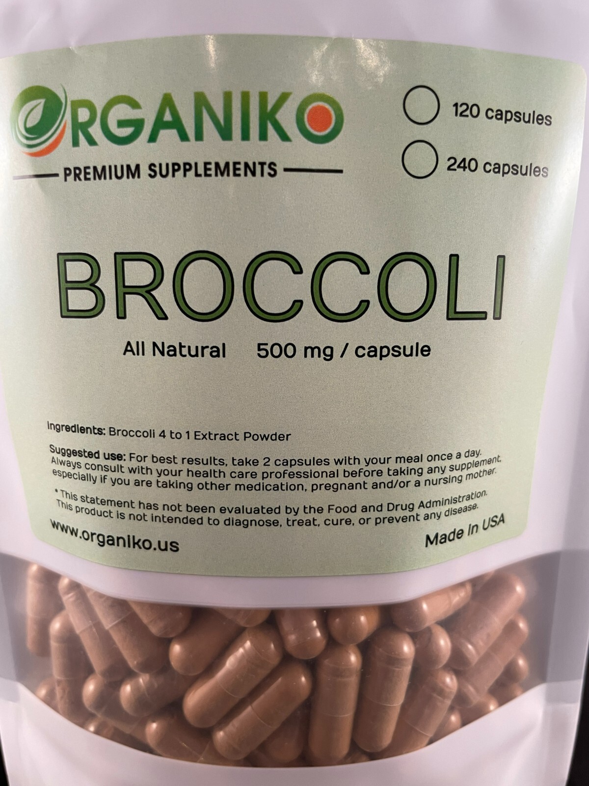 Broccoli — Rich in vitamins, minerals, fiber, and antioxidants