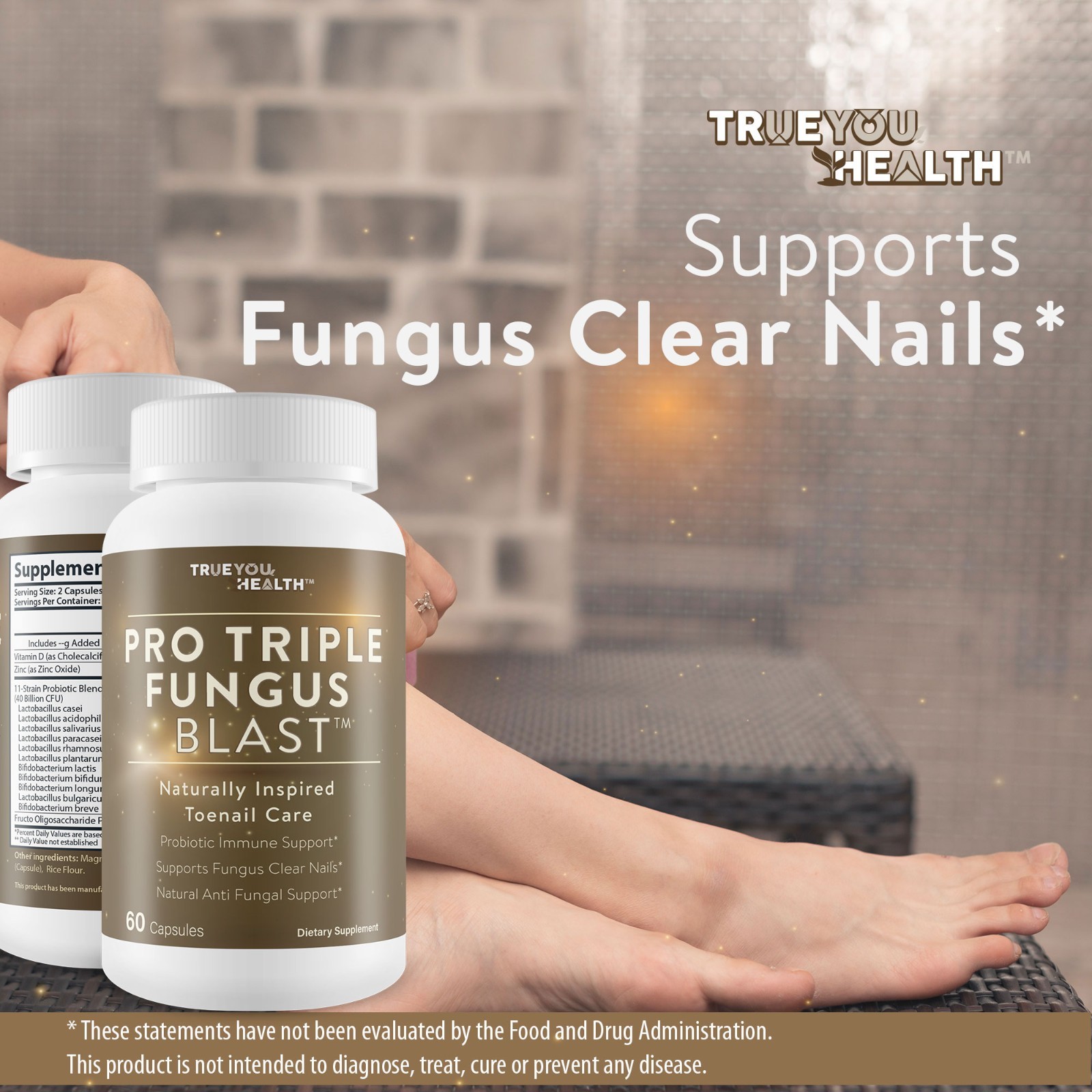 Pro Triple Fungus Blast – Probiotic Fungus Fighter – Health Support Foot Fungus