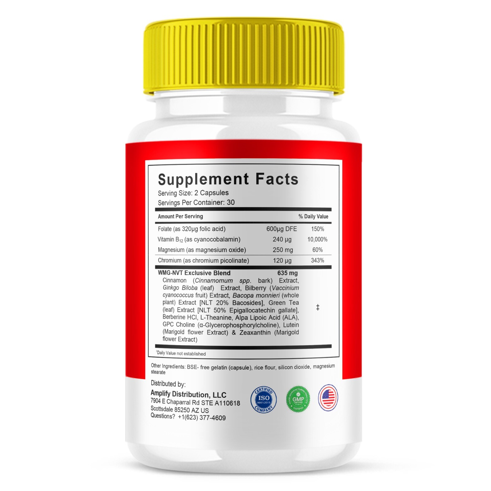 (2 Pack) Glyco Life Blood Support Supplement, GlycoLife Advanced (120 Capsules)