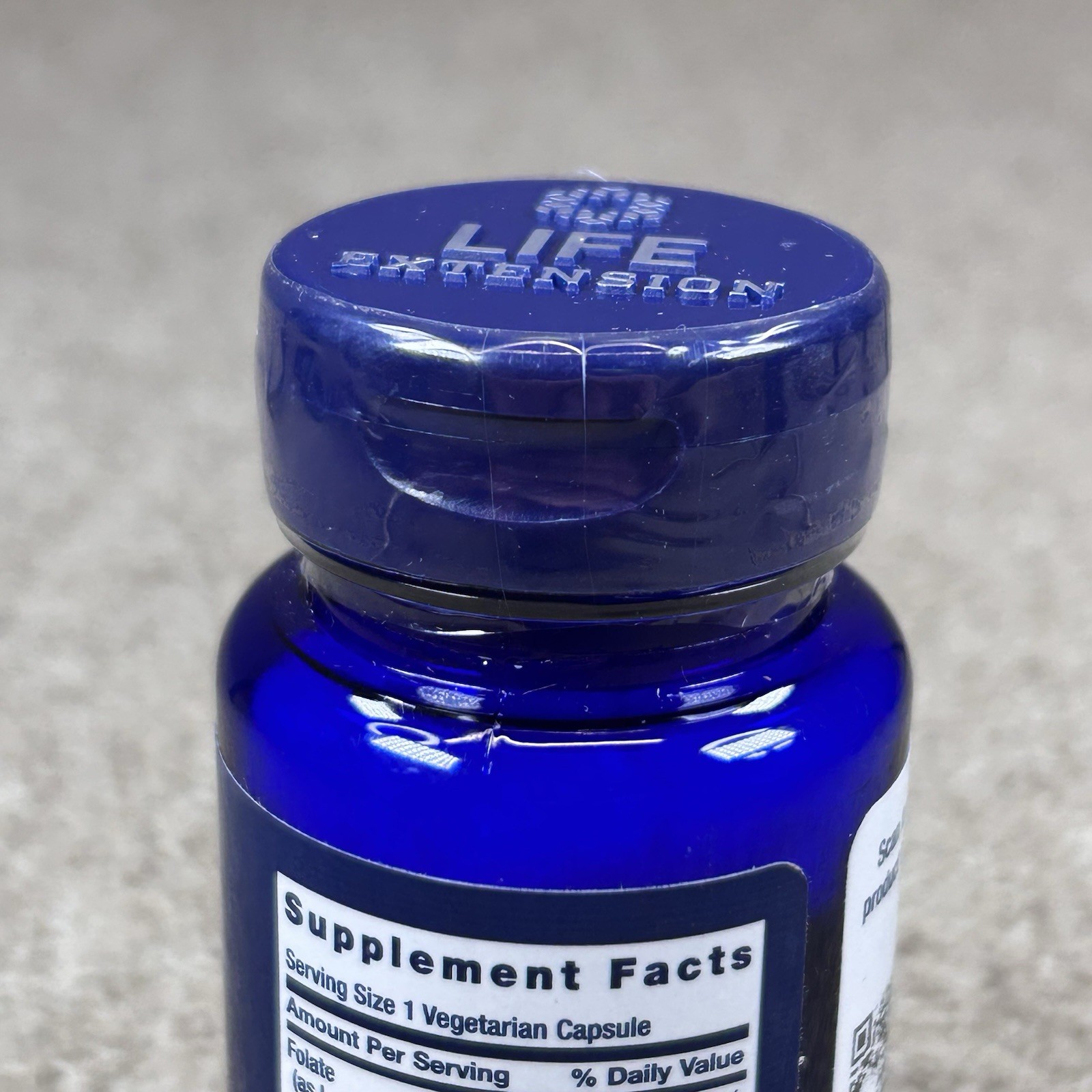 Life Extension Bioactive Folate And Vitamin B12 90 VegCaps Expires 12/2027