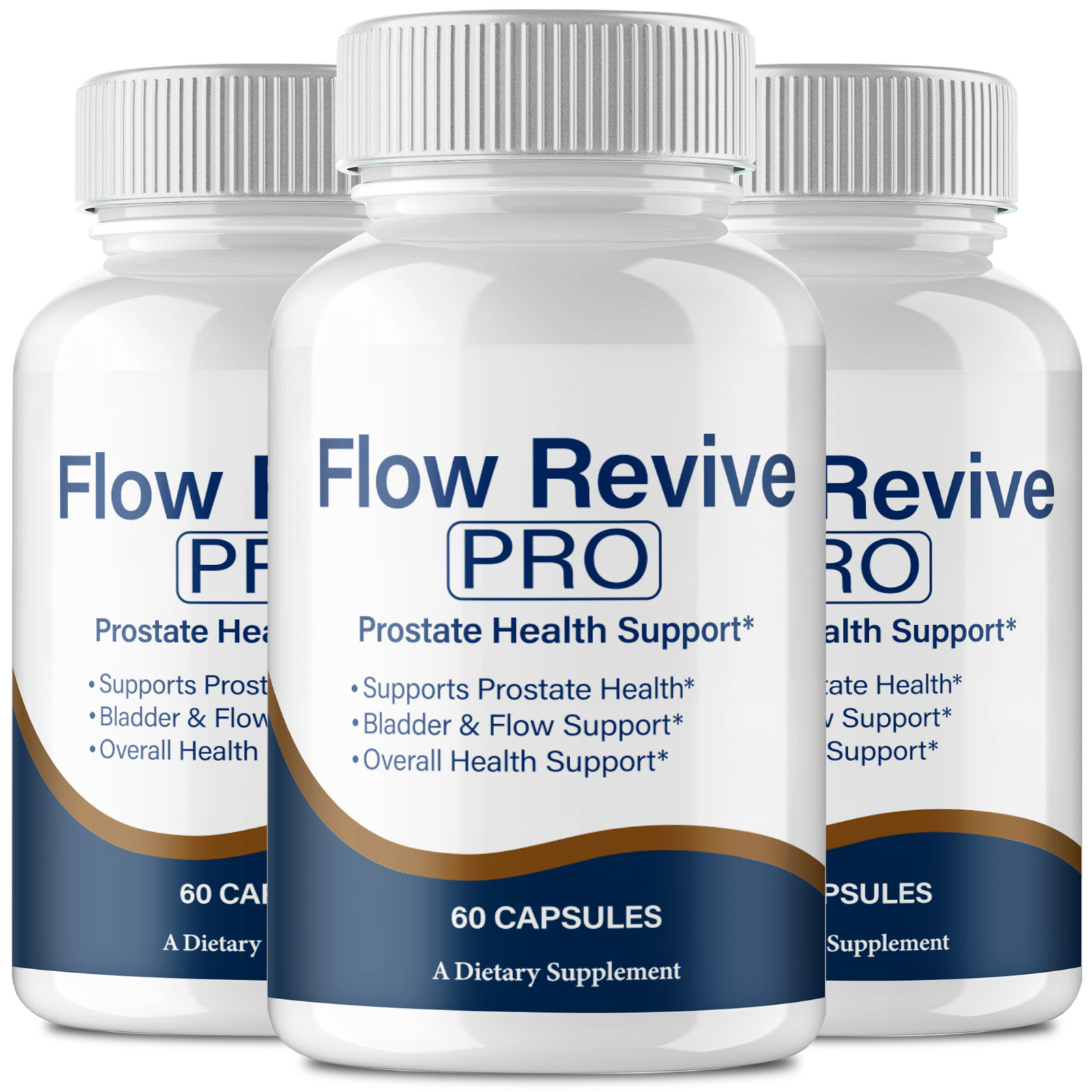 Flow Revive Capsules for Men, Official Flow Revive Prostate Support (3 Pack)