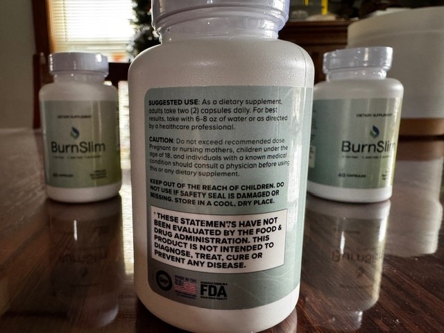 BurnSlim Weight Management Capsules 60ct 800mg Soy/Dairy/Gluten-Free Exp 01/28