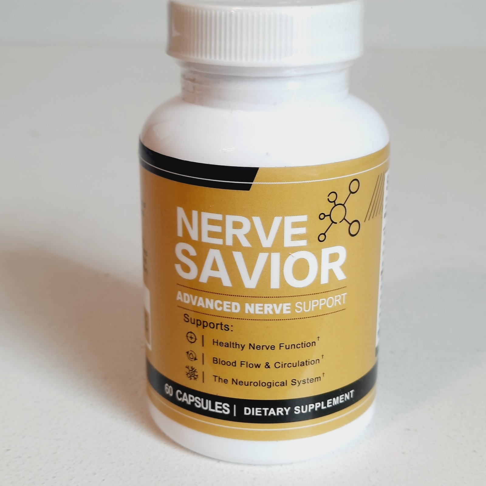 Nerve Savior Advanced Nerve Support 30 Day Supply 60 Capsules EXP 7/11/2026