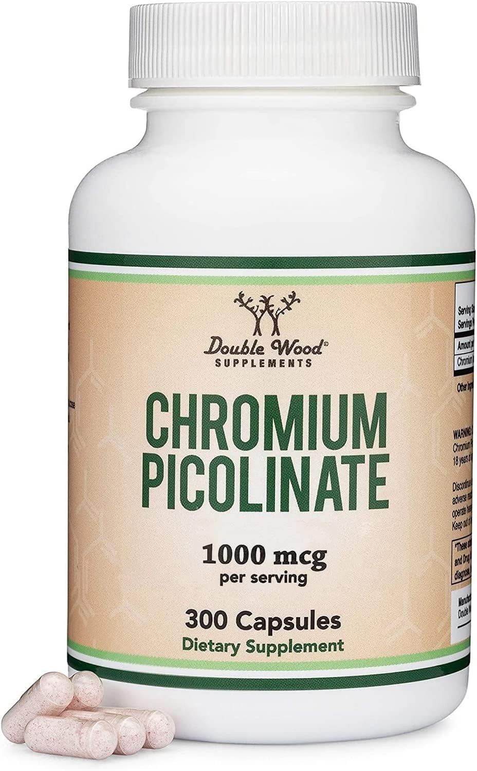 Chromium Picolinate 1000mcg for Healthy 300 Count (Pack of 1), No Color