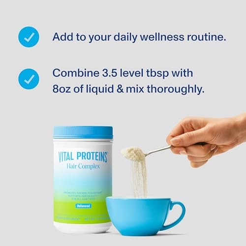 Vital Proteins Hair Complex Collagen Peptides Biotin Supplement