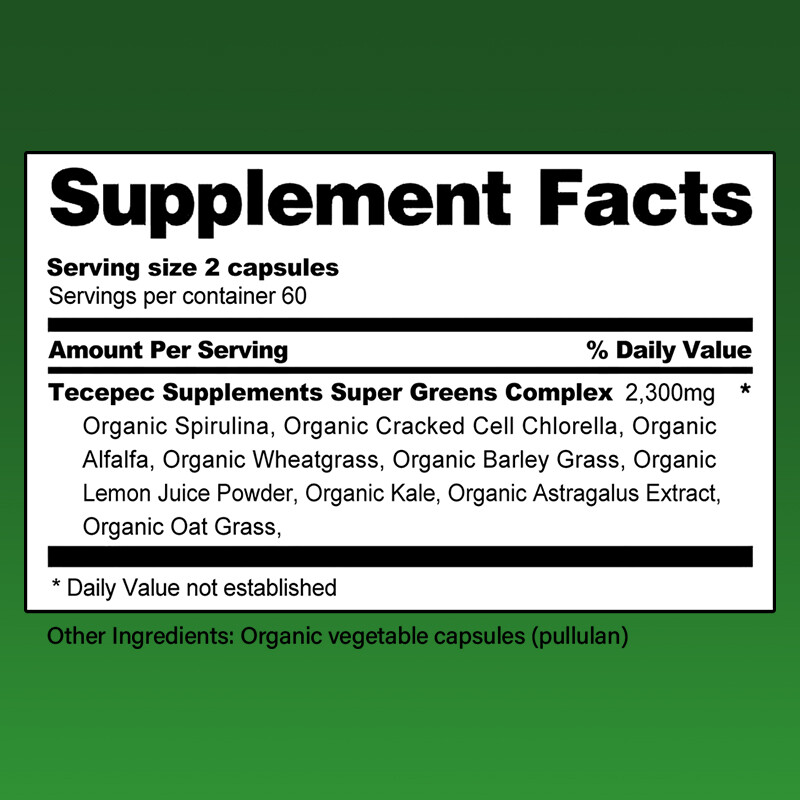 Spirulina Chlorella Capsules – Green Superfoods for Energy and Metabolic Health