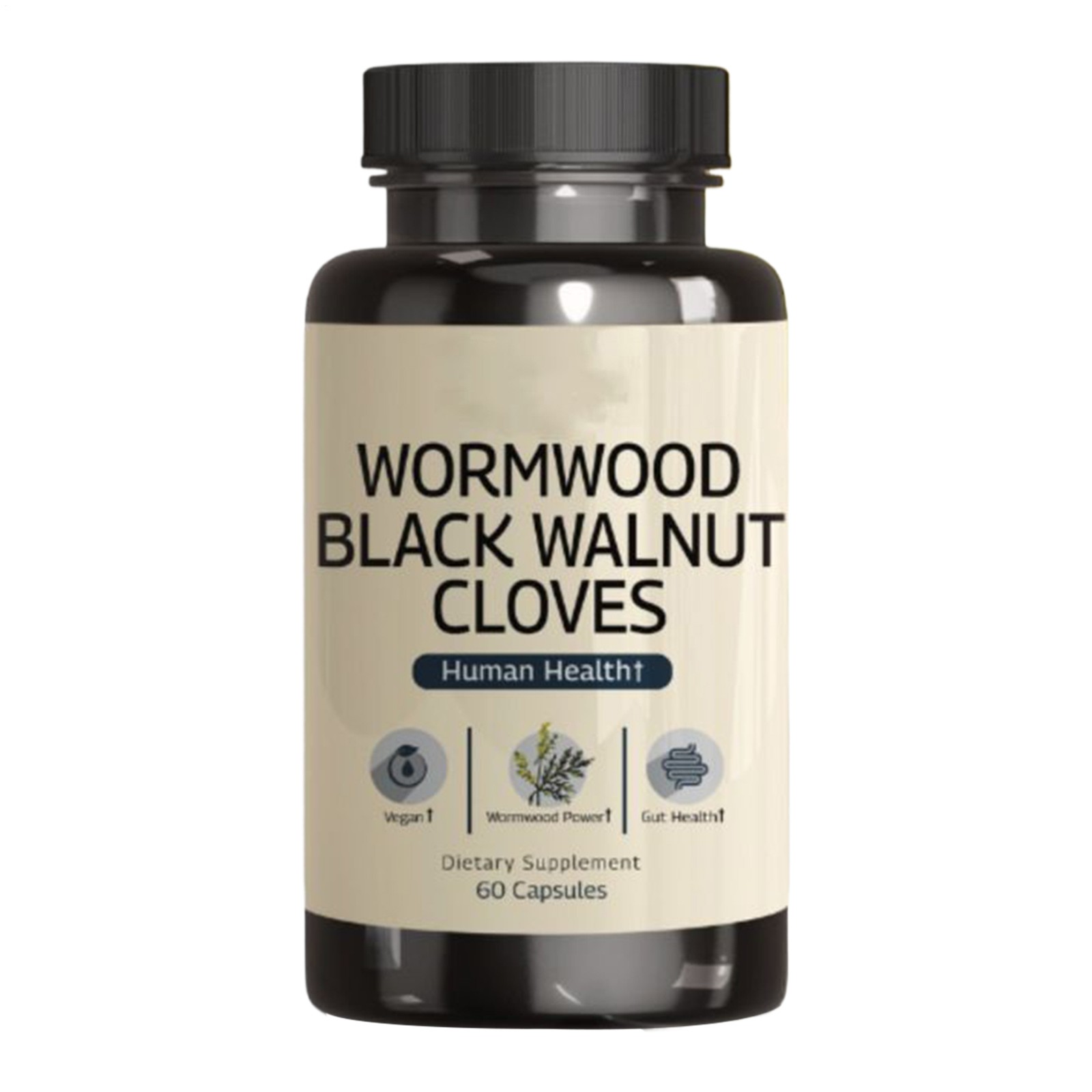 Wormwood Black Walnut & Clove Detox Cleanse Suitable For Humans Bowel Guard La P