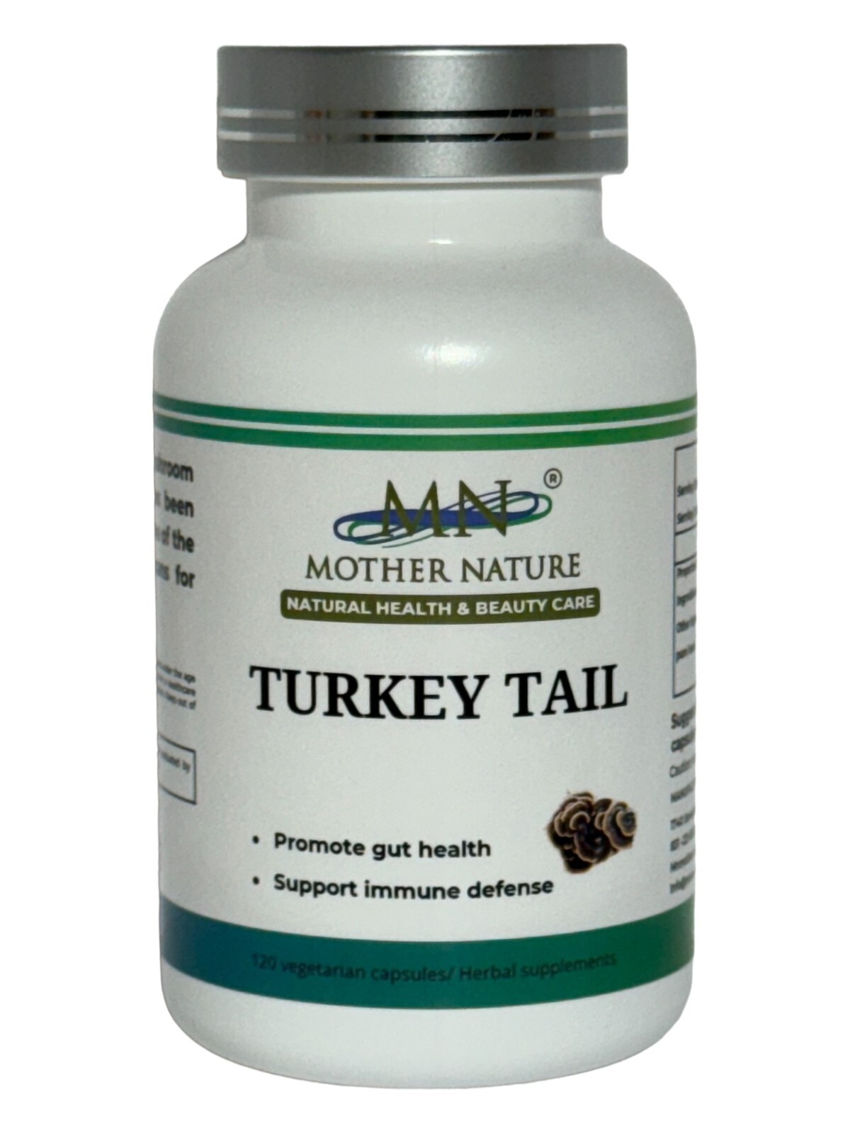 Mother Nature Turkey Tail Healthy Gut Mushroom Capsules — Mushroom Supplement