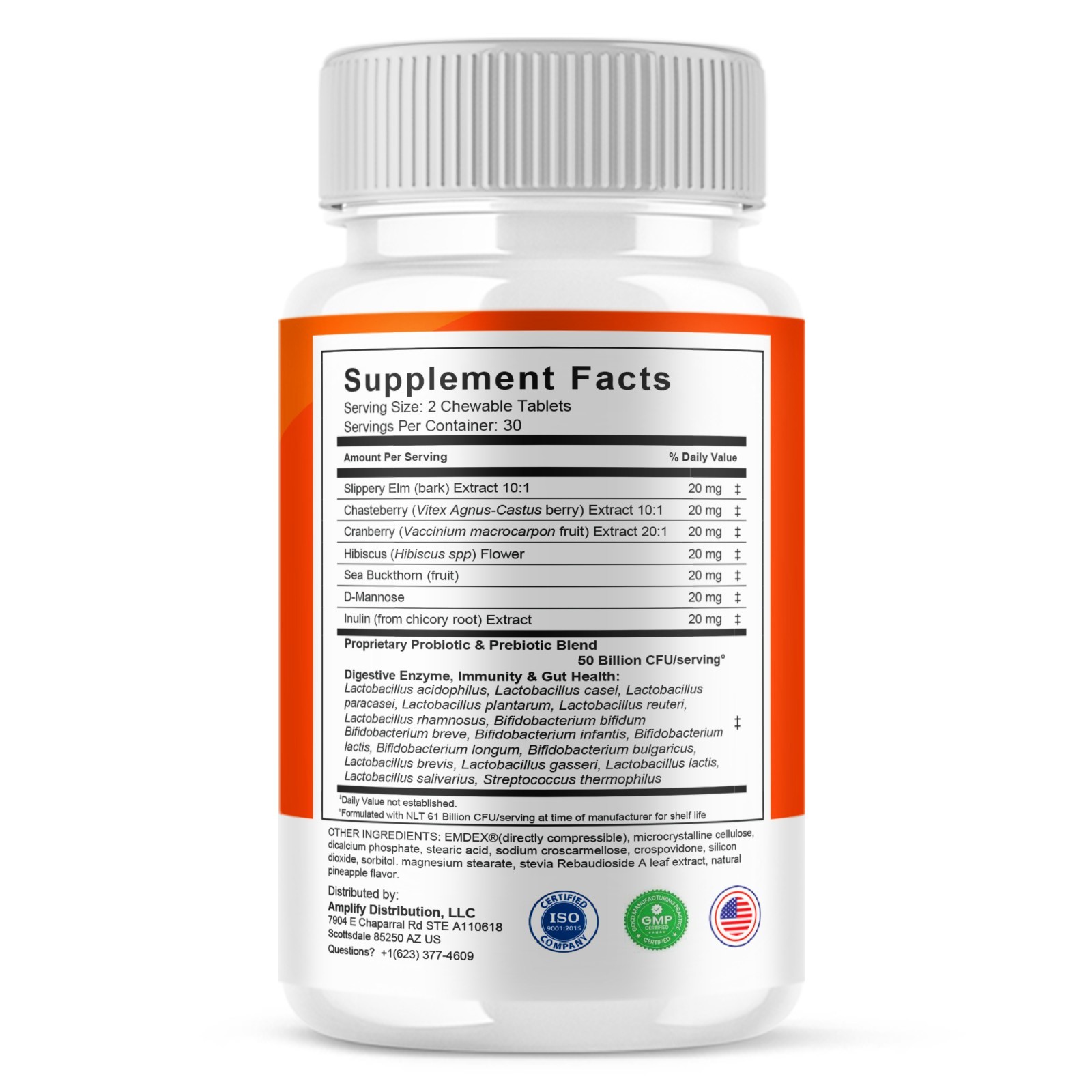 (3 Pack) NovaBiome Advanced Gut Formula, Nova Biom Daily Support (180 Chewables)