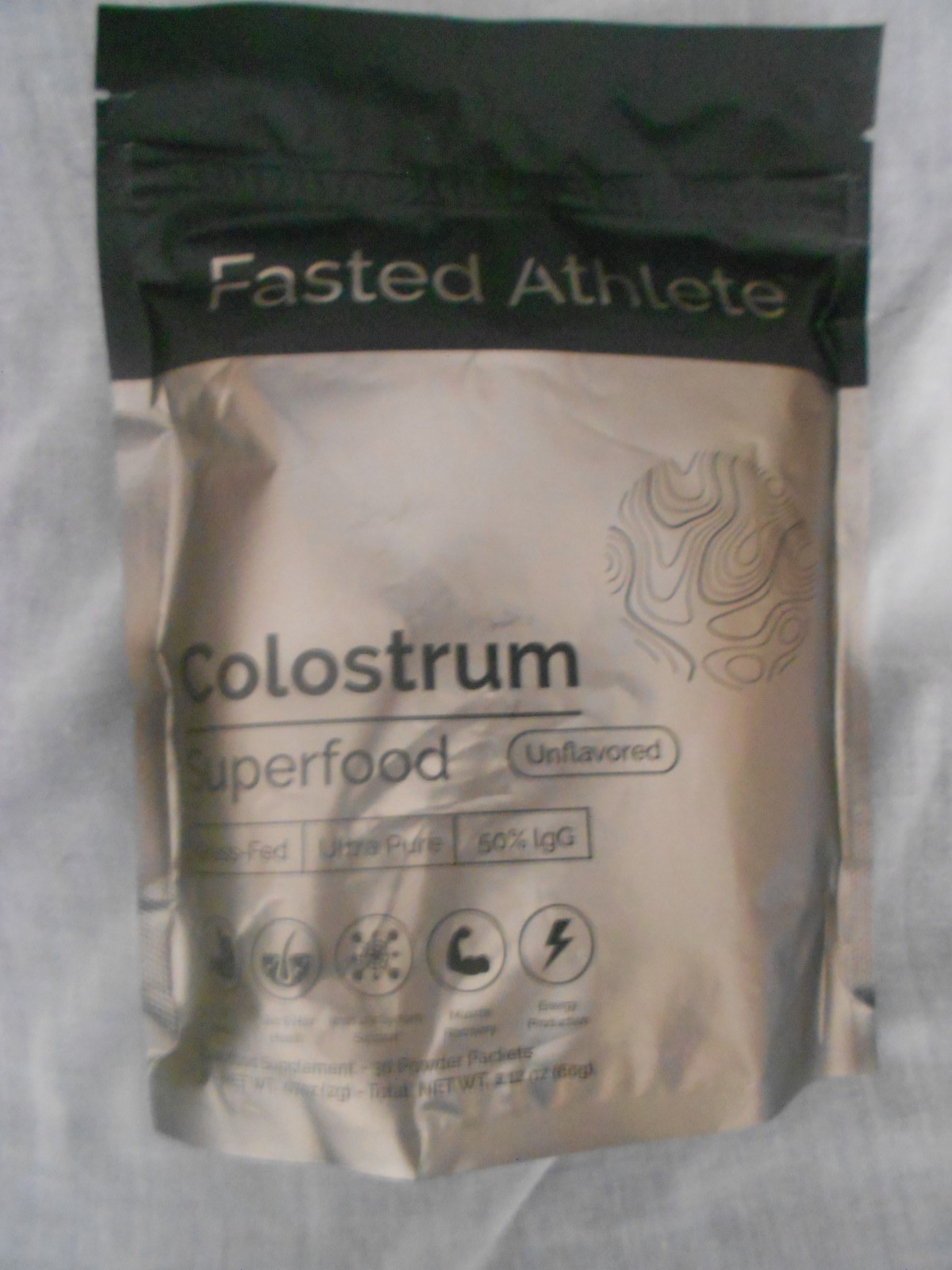 Fasted Athlete Bovine Colostrum Powder Superfood Grass Feed Ultra Pure 30 packet