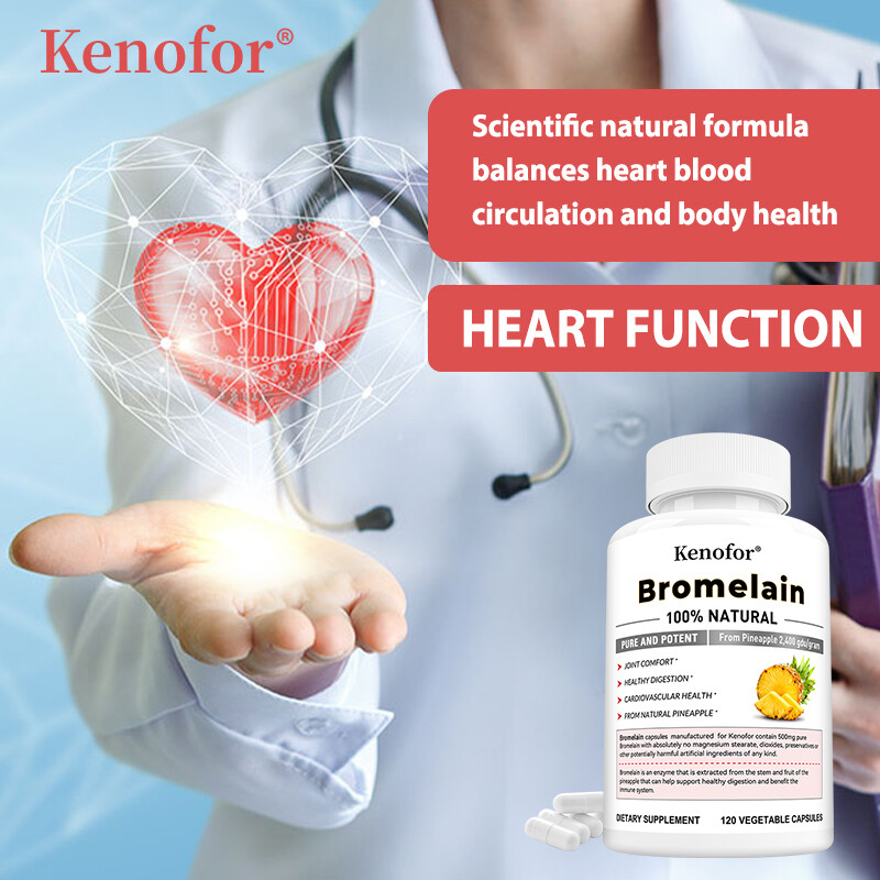 Bromoelain Supplement – Balance Blood Circulation 30 To 120 Caps