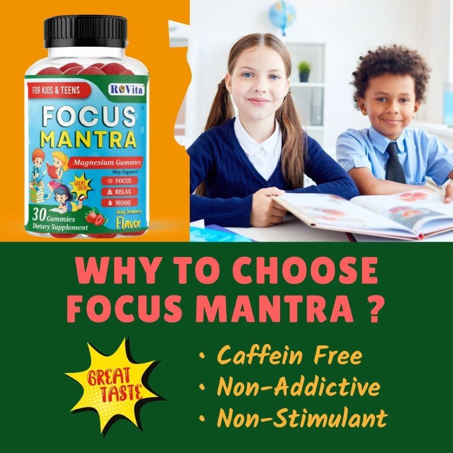 Ashwagandha Gummies for Kids & Teens – Stress Relief, Focus, Relaxation & Mood