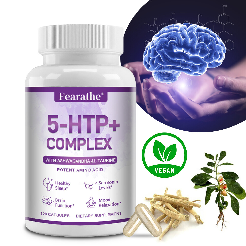 5-HTP Caps, Serotonin Support for Sleep and Stress, Supports Weight Loss, 5HTP