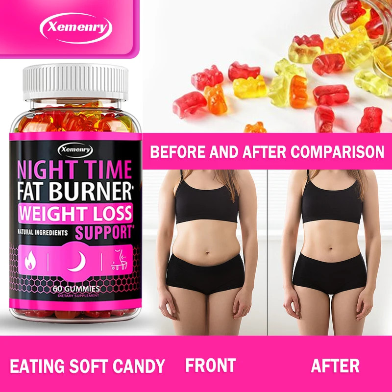 Nighttime Metabolism Gummies – Appetite Suppressant & Fat Burner