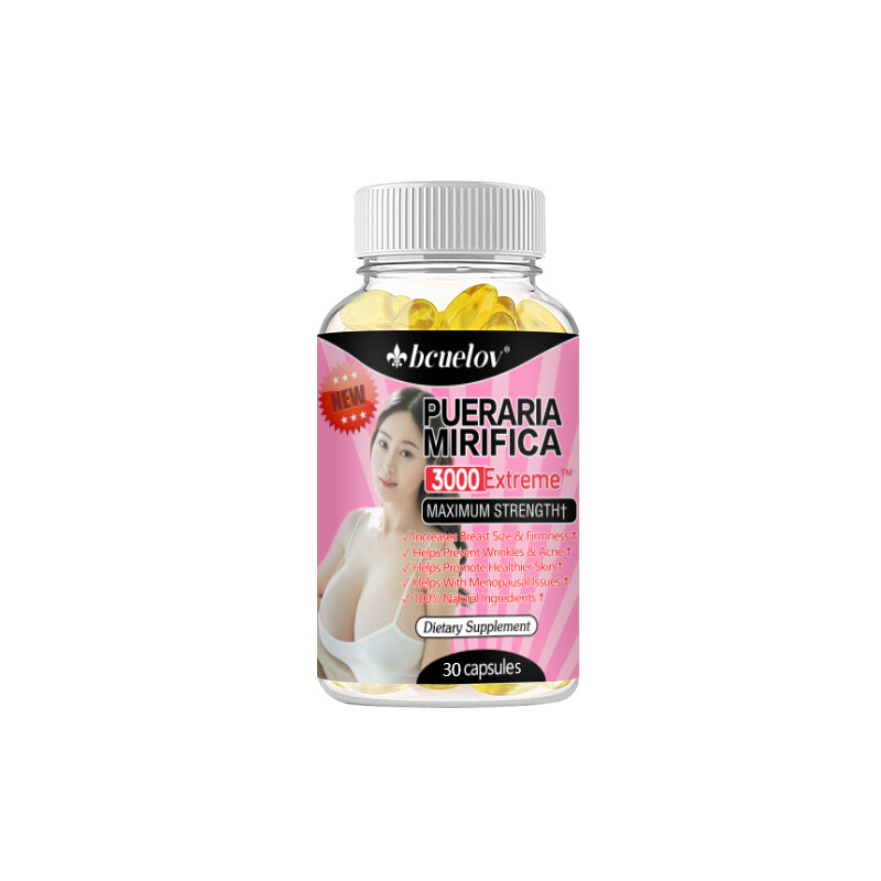 Pueraria Mirifica 3000mg – 30 To 120 Capsules Breast Enlargement High Strength