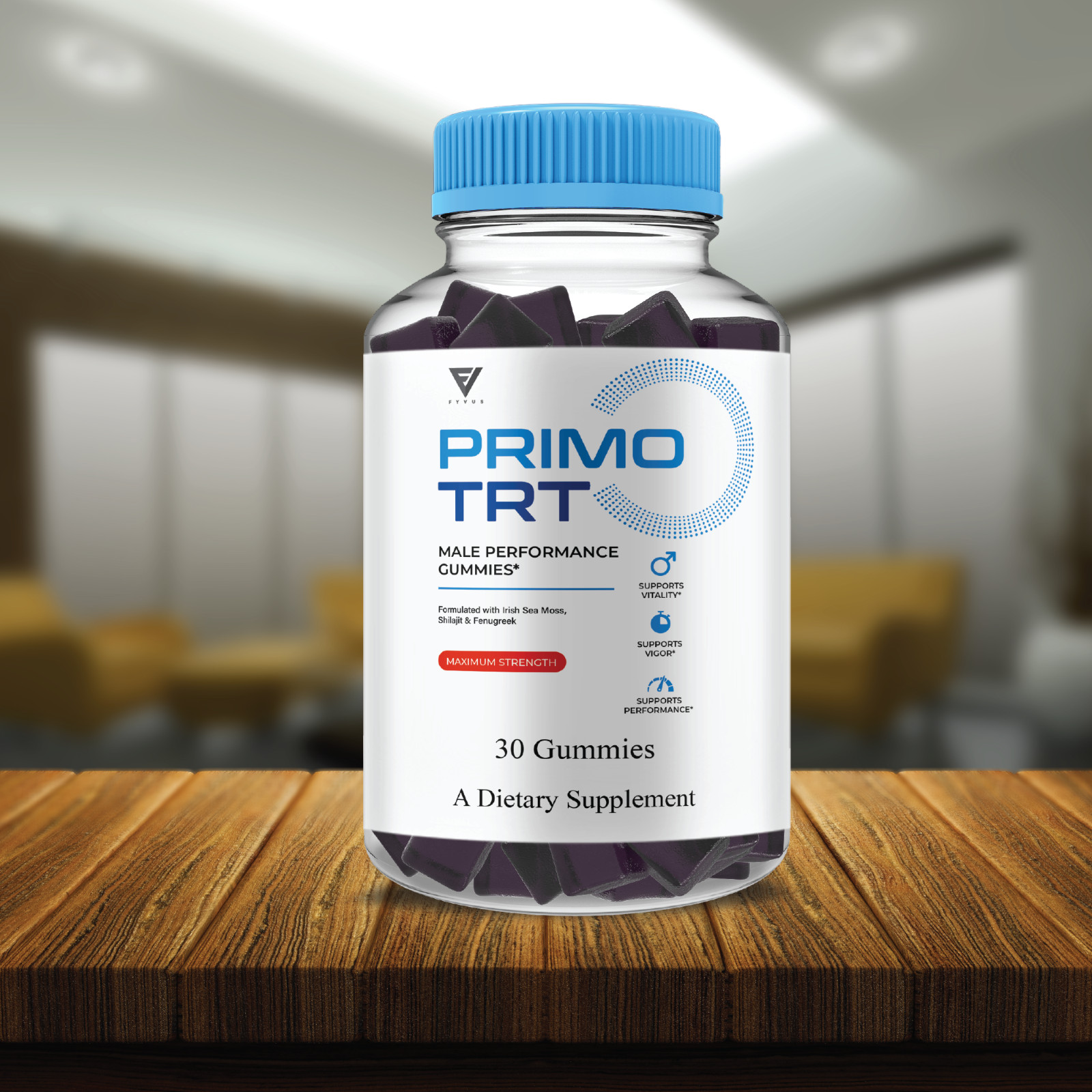 (3 Pack) Primo TRT Performance Gummies, PrimoTRT Energy Support (3 Month Supply)