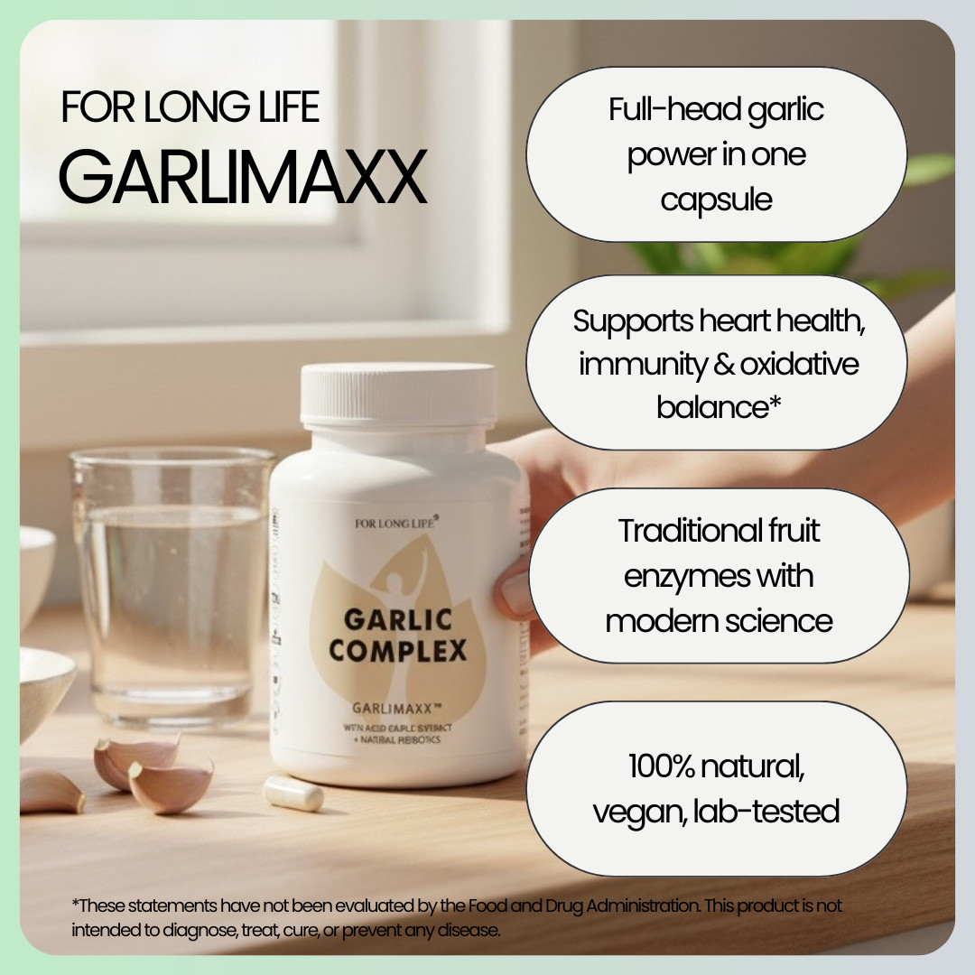 Garlic Complex – GARLIMAXX | Heart Health & Immunity Support