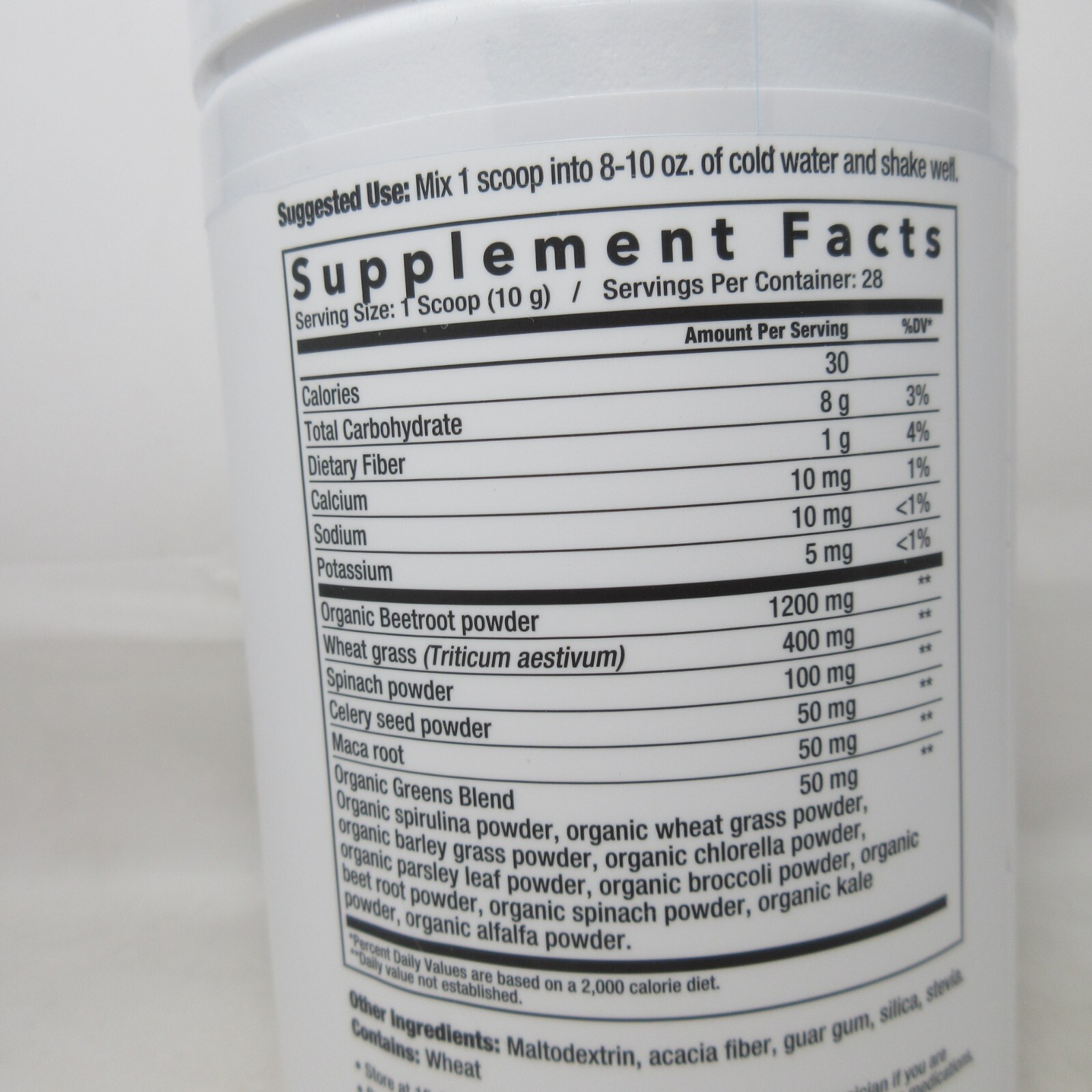 Nutrition Works Performance Greens Smoothie Powder Drink Mix Energy Detox 9.9 oz