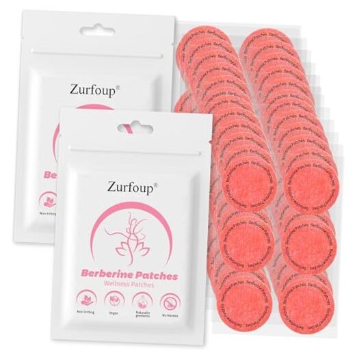 Berberine Patches with L Glutamine, Chromium, Pomegranate 30 Count (Pack of 2)